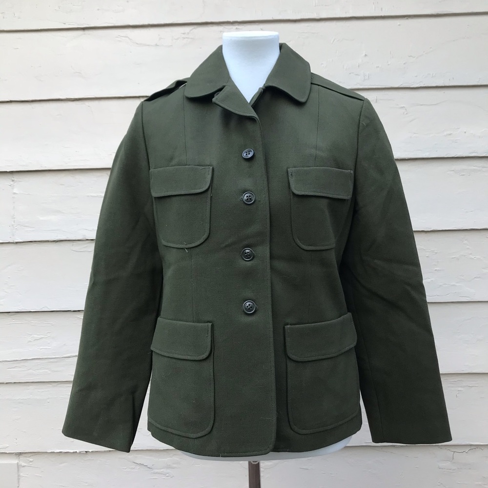 Vintage Forest Green Jacket